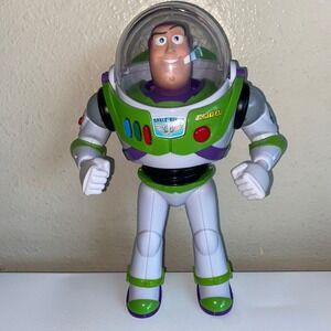 Disney Pixar Buzz Lightyear Action Figure Thinkway 64069 Toy Story Space Ranger